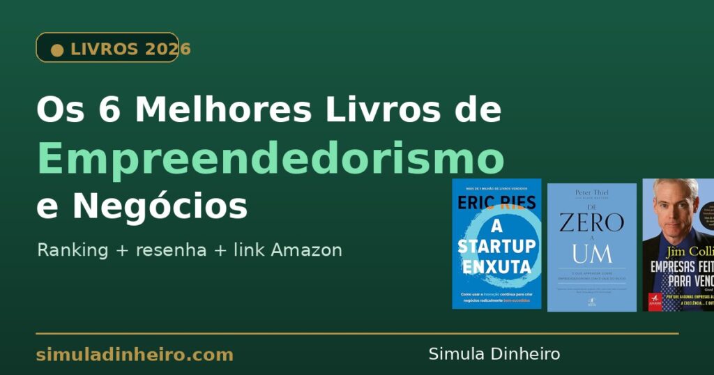 Melhores livros de empreendedorismo 2026