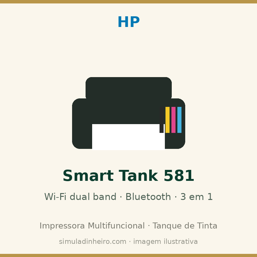 HP Smart Tank 581